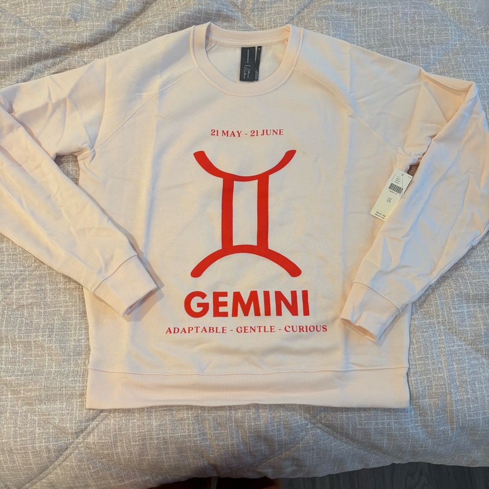 NWT Anthropologie The Zodiac Sweatshirt by Catherine O'Sullivan